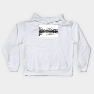 Tyneside  bridges Kids Hoodie